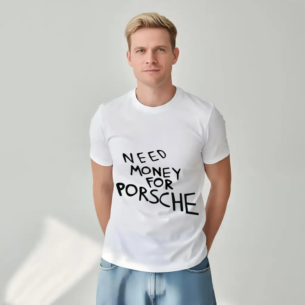 Need porsche white oversized t-shirt (XL)