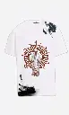WEELUXE edition graphic white oversized t-shirt