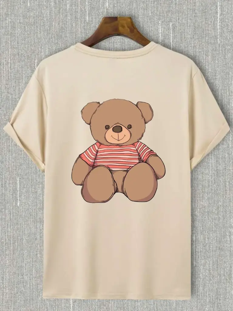 Panda skin colour oversized t-shirt (XL)