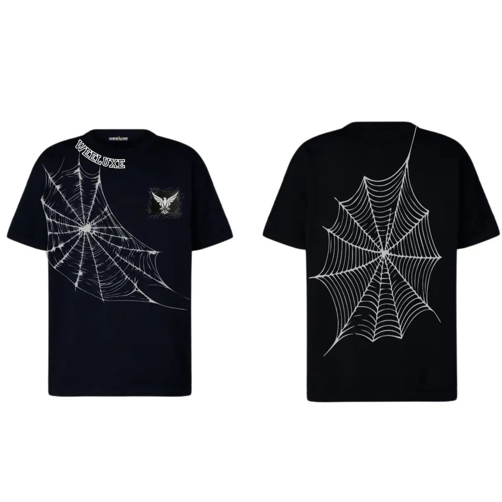 spider man viens black oversized t-shirt (XL)