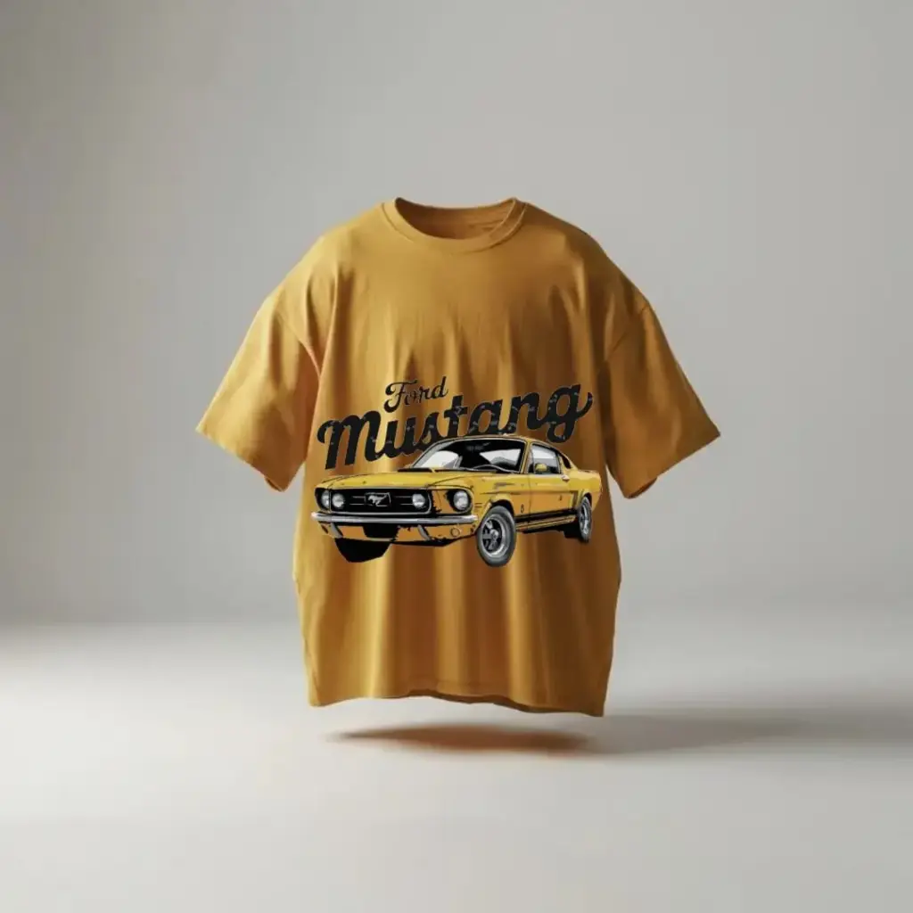 Orange oversized t-shirt  (XL)