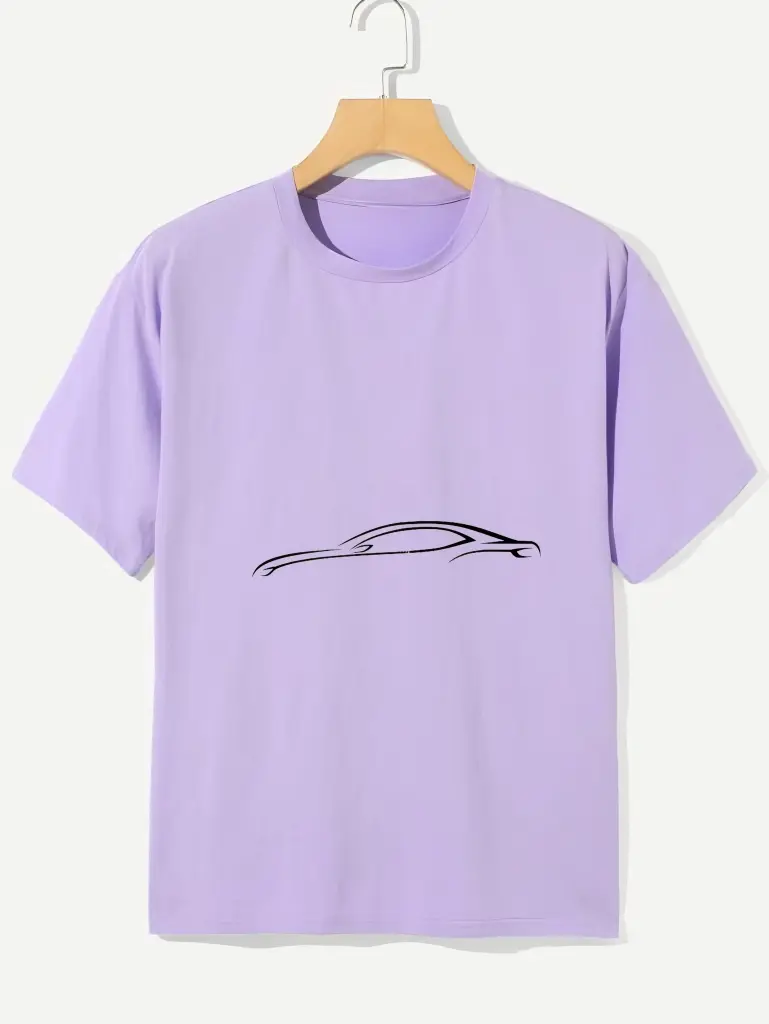Purple oversized t-shirt (XL)