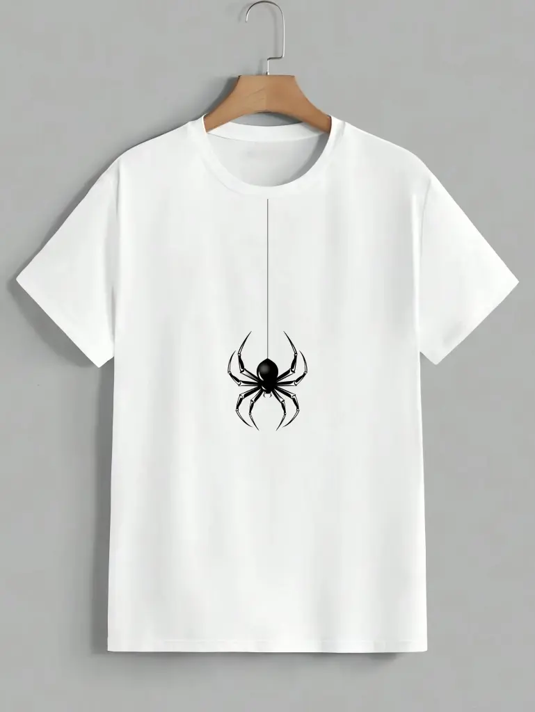 Spider white oversized t-shirt  (XL)