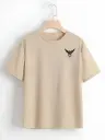 Skin colour oversized t-shirt